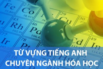 298 từ vựng Tiếng Anh chuyên ngành Hóa Học