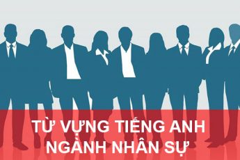 399 Từ vựng tiếng Anh chuyên ngành nhân sự