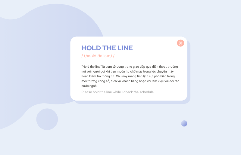 Các cụm từ tiếng Anh về giao tiếp trên điện thoại