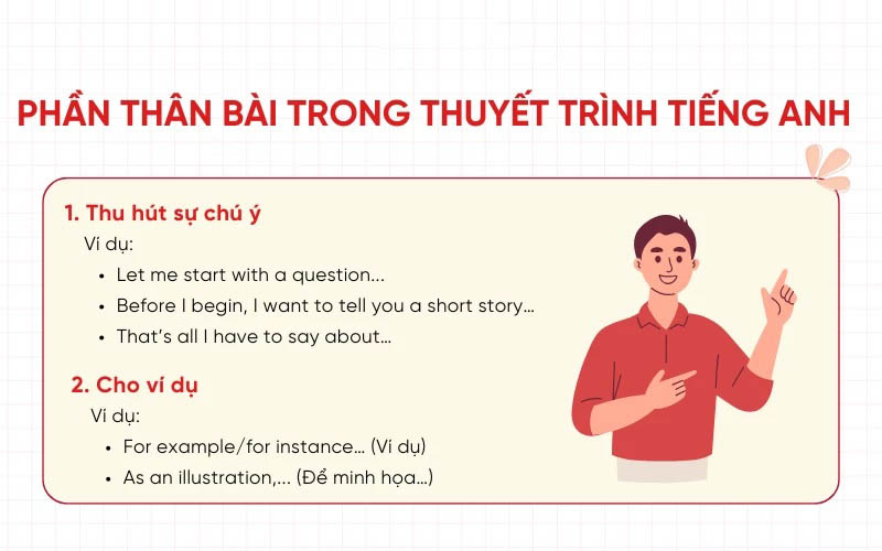 Mẫu câu cho ví dụ