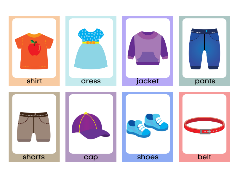 Sử dụng thẻ flashcard giúp ghi nhớ từ vựng tiếng Anh chủ đề thời trang