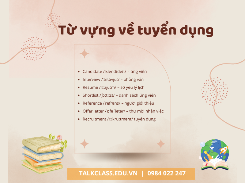 Từ vựng về tuyển dụng