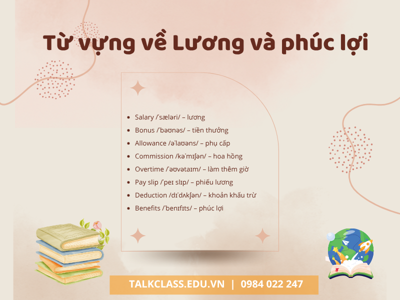Từ vựng về lương và phúc lợi