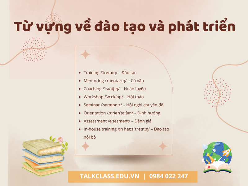 Từ vựng về đào tạo và phát triển