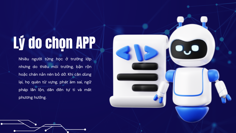 Lý do nên chọn app học tiếng Anh miễn phí cho người mất gốc