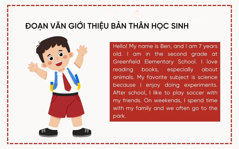 Đoạn văn giới thiệu bản thân cho học sinh