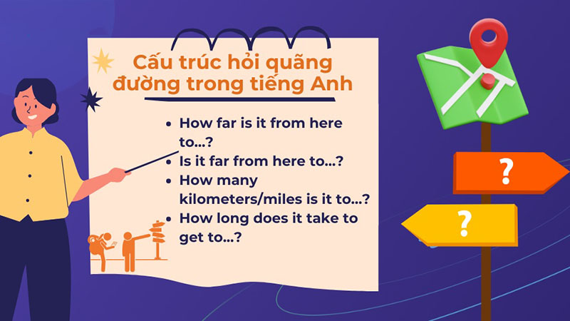 Cách hỏi quãng đường trong tiếng Anh