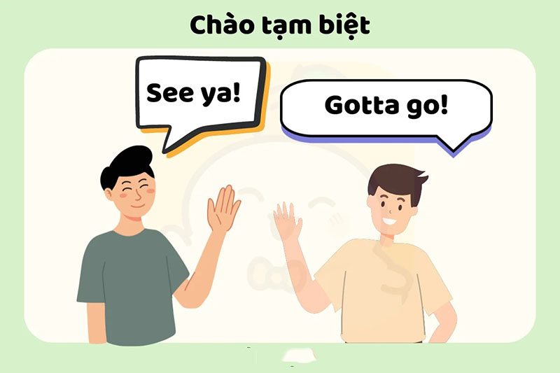 Mẫu câu giao tiếp tạm biệt