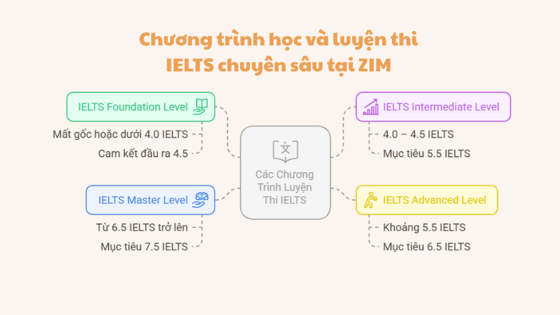 Chương trình đào tạo và luyện thi tại Zim