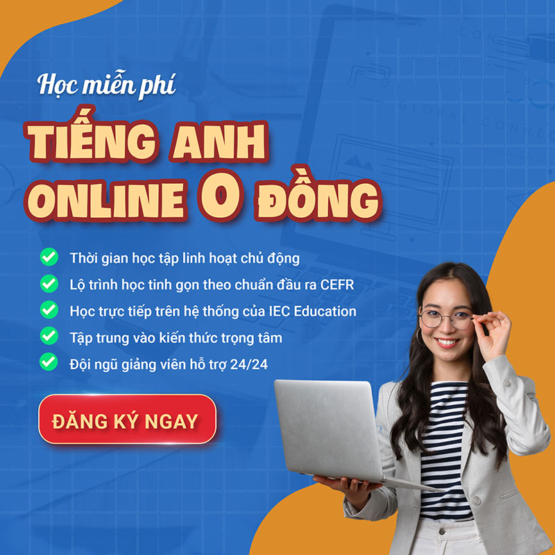 Khóa học tiếng Anh giao tiếp onlin tại IEC Education