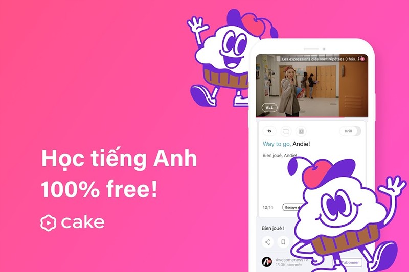 app-hoc-tieng-Anh-cho-nguoi-di-lam-Cake