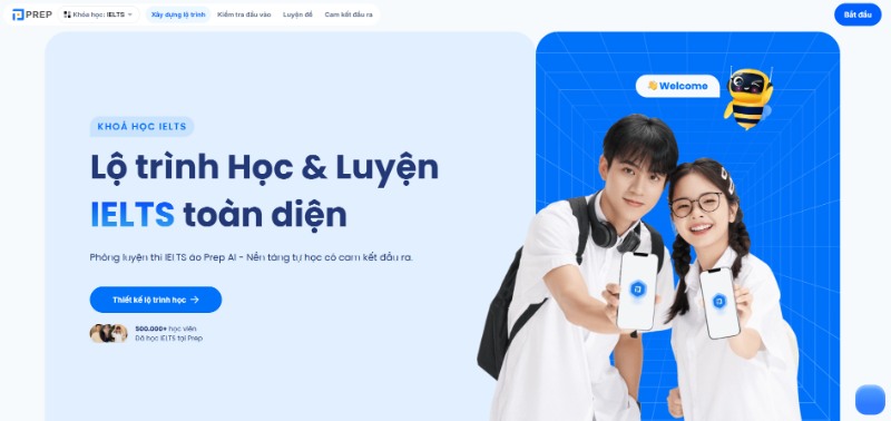 Những khóa học ielts tại Prep Education
