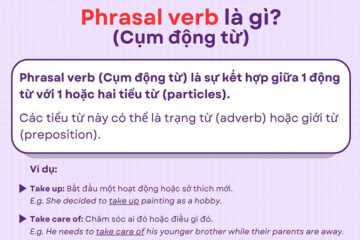 [Trọn bộ] 200 Phrasal Verb thông dụng trong tiếng Anh giao tiếp