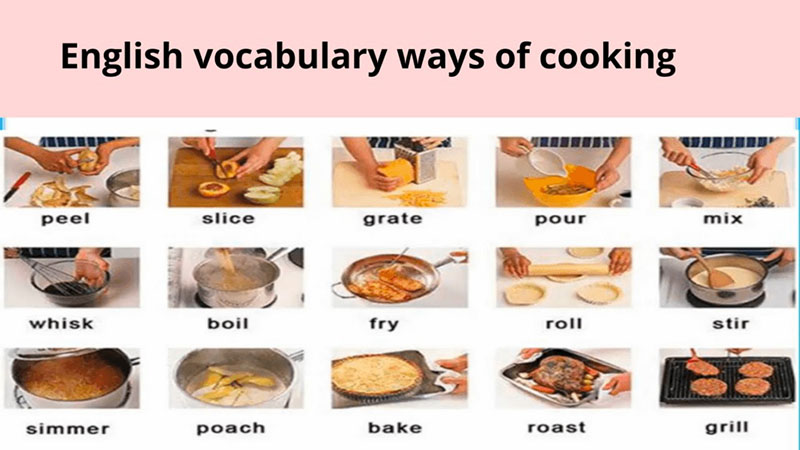 Từ vựng tiếng Anh về chế biến thực phẩm