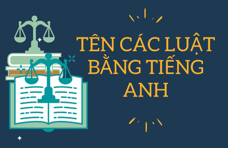 Tên gọi các luật bằng tiếng Anh