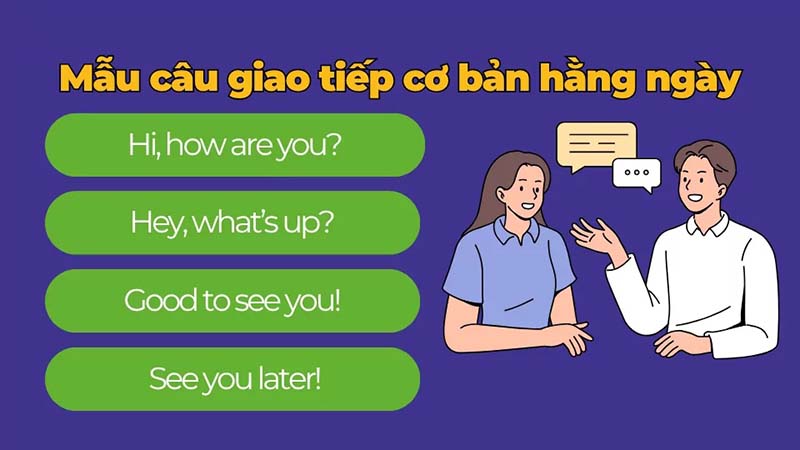 Mẫu câu tiếng Anh giao tiếp chào hỏi