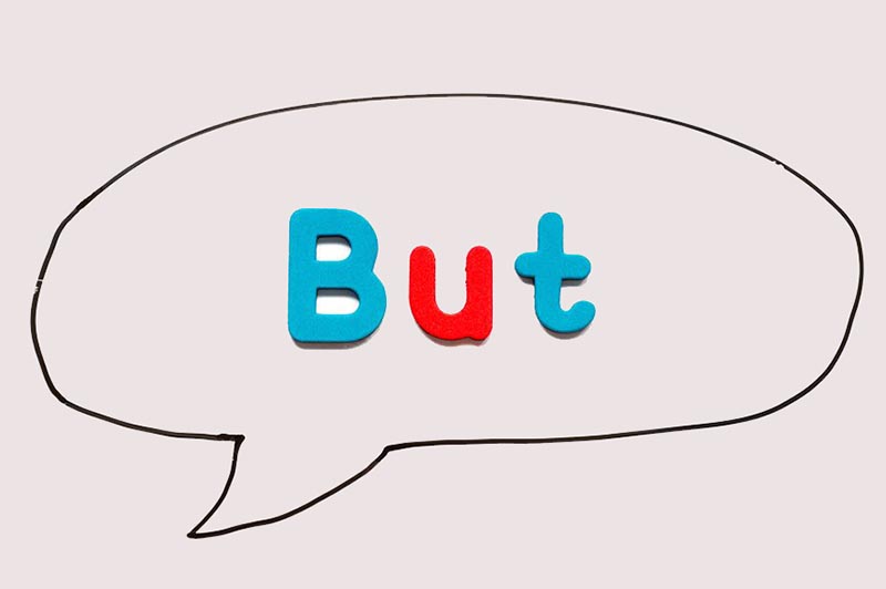 Cách dùng but